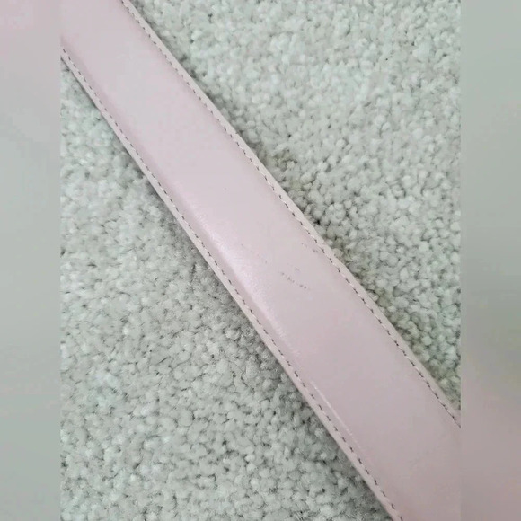 Vintage Liz Clairbone light  pink leather belt - Picture 6 of 8